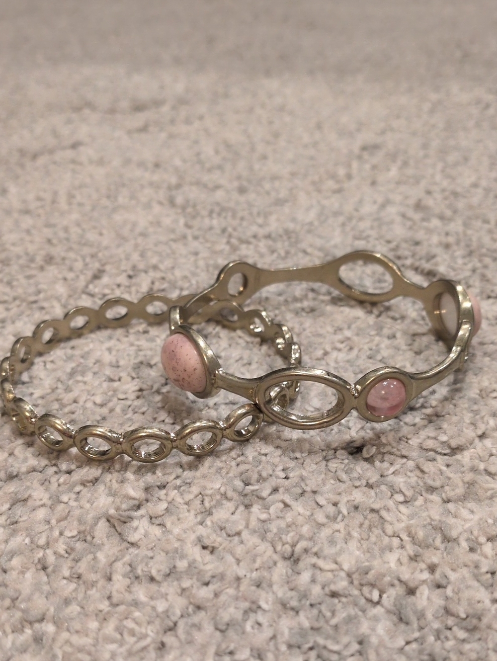 Set Of Two Silver Bangles